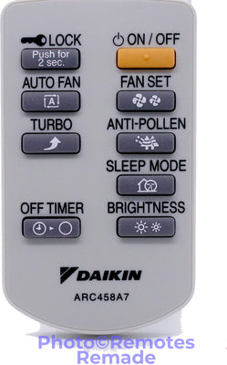 Daikin AC Remote Model ARC458A7