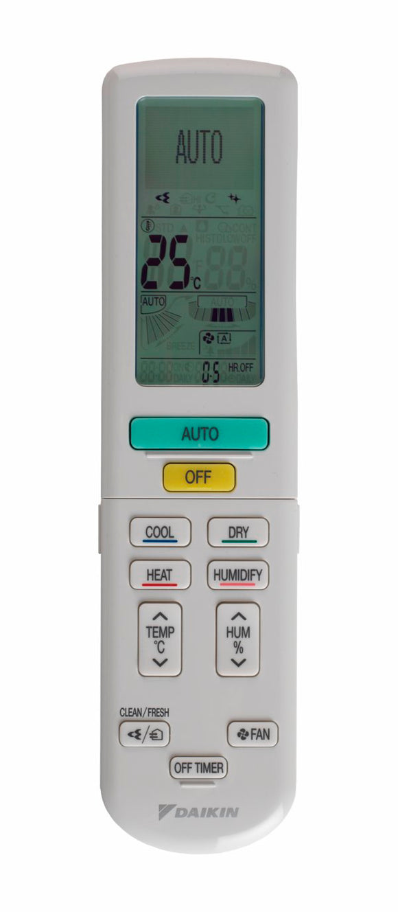 Replacement Air Conditioner Remote for Daikin : FTXZ FTXZ35N/RXZ35N ARC477A1 FTXZ25NV1B, FTXZ35NV1B, FTXZ50NV1B, US7 SERIES