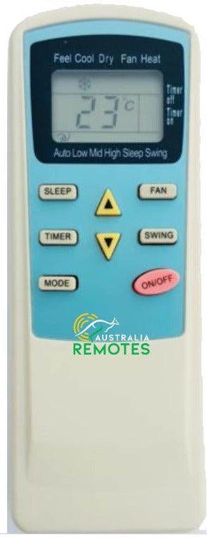 Replacement Air Con Remote For Akai Tem-26 | Replacement Air Con Remote For Akai Tem-26 | Australia Remotes | Akai TEM-35CHSF F TEM-26CHSAAU, TEM-35CHSAAU, TEM-64CHSAAU TEM-35CHSF