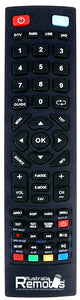 Remote For Blaupunkt TV Models: BPV BP2212MHDV  BP4020FHDV  BP4021FHDV  BP4820FHD  BP5520FHD  BLF/RMC/0007