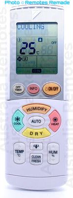 Official Daikin Remote Model ARC