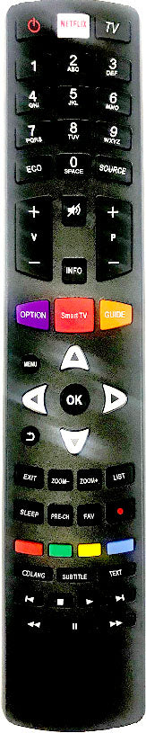 Remote For TCL TV Models: E5900 and E6000 Series TV