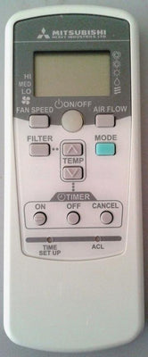 Mitsubishi PJA502A704AA, PJA502A704AC Remote