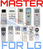 MASTER UNIVERSAL LG AIR CONDITIONER REMOTE ARNU0363TNC2 ARNU073TRC2 ARNU093TRC2 ARNU123SBL4 ARNU123TEC2 ARNU123TRC2 ARNU153TQC2 ARNU183TEC2 ARNU243TPC2 ARNU363TNC2 ARUN036G52 ARUN047GS2 ARUN076BT2 ARUN096BT2 ARUN096DT3 ARUN11513BT2 ARUN115BT2 ARUU076BT2