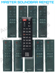 Master Remote for the Samsung Soundbar Models pictured