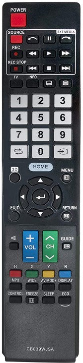 TV Remote For Sharp Aquos Model LC
