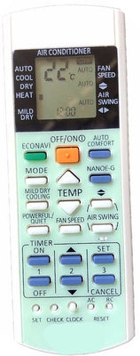 Panasonic A75C3208 A75C3706 A75C3708 A75C3300 KTSX5J A75C3167 A75C3607 Air Conditioner Remote