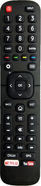 TV Remote for Hisense EN2A27 