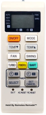  Panasonic Air Conditioner Remote