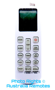 Replacement Aircond Remote for Hisense Model: HSA50R