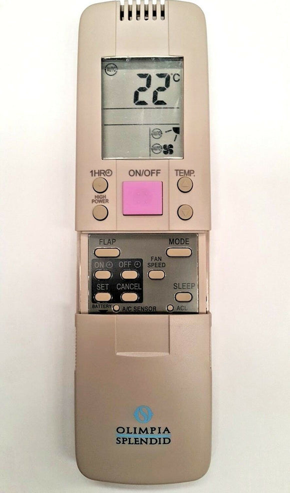 Replacement Air Con Remote Control For OLIMPIA SPLENDID | Replacement Air Con Remote Control For OLIMPIA SPLENDID | Australia Remotes | Olimpia Splendid Remote