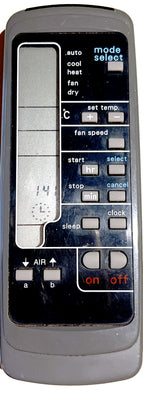 AC Remote for Mitsubishi Model XF 25 IR